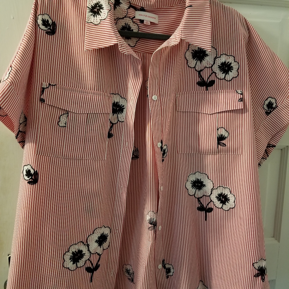 Molly & Isadora Gloria short sleeve blouse